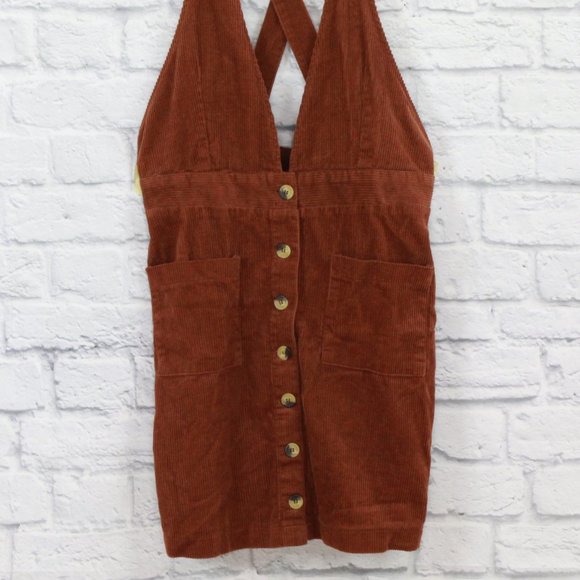 INDIGO REIN Corduroy Mini Skirt Romper Size 9 - Picture 3 of 8